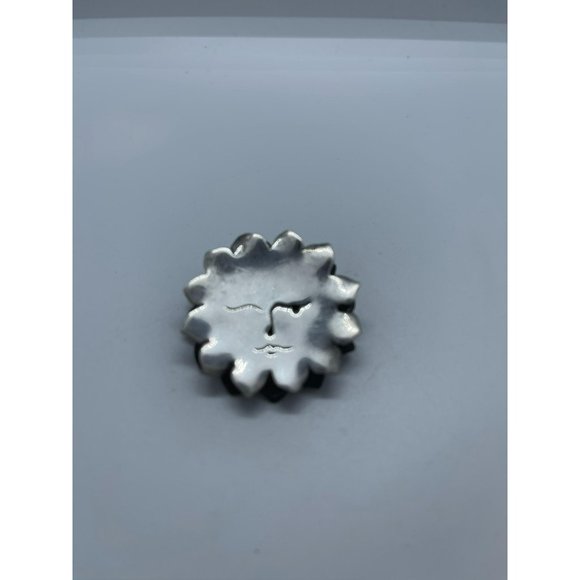 Signed DIAN MALOUF Modernist Sterling Figural Wink - Picture 3 of 7